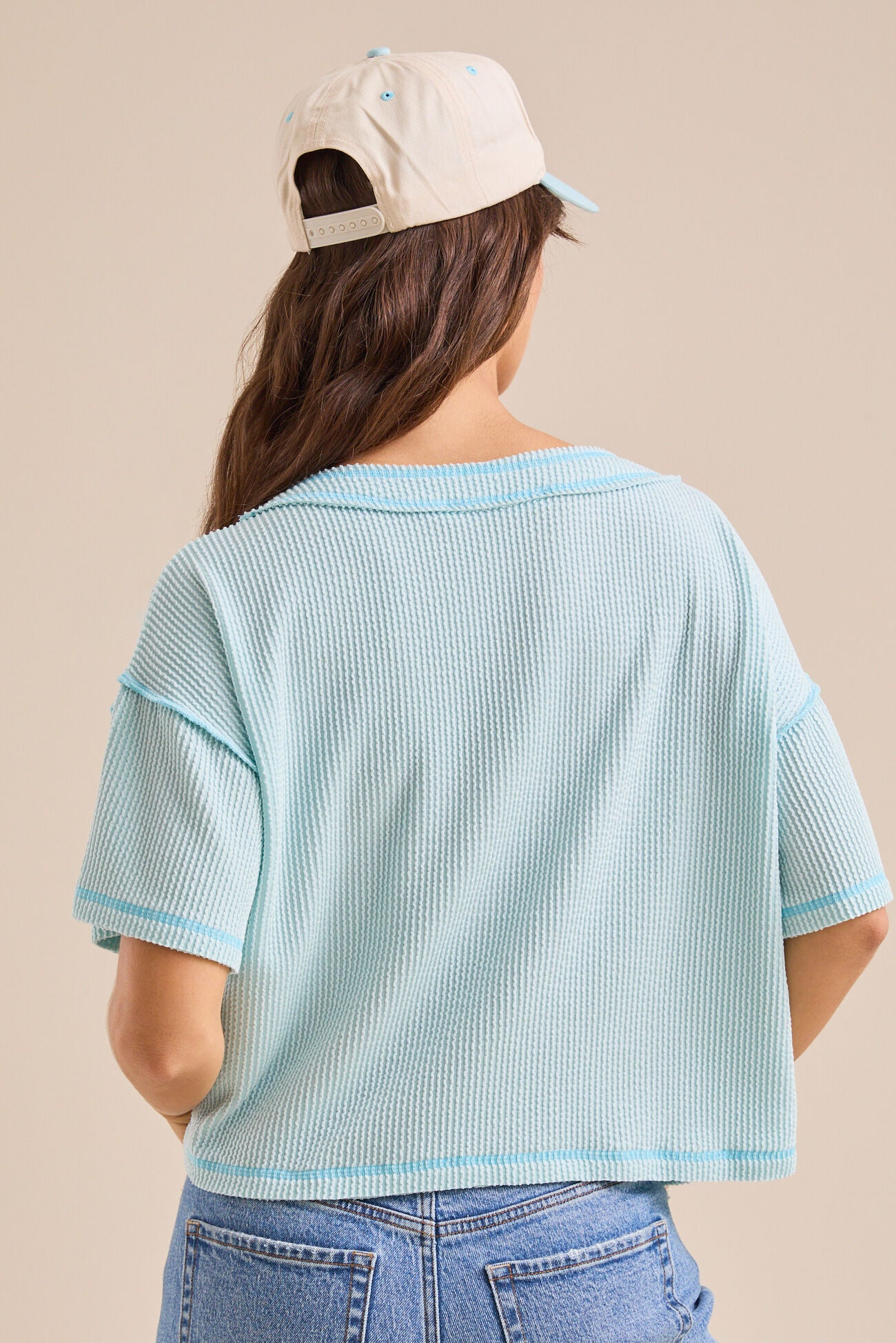 Ada Ribbed Boxy Tee