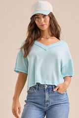 Ada Ribbed Boxy Tee